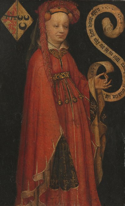 Portrett av Lysbeth van Duvenvoorde Portrett av Lysbeth van Duvenvoirde (?-1472) av Anonymous