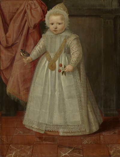 Portrett av en liten gutt, muligens Louis av Nassau Portrett av en gutt, muligens Louis av Nassau, senere Lord of Beverweerd, De Leck, Odijk og Lekkerkerk, uekte sønn av Maurice, Prince of Orange, og Margaretha van Mechelen av Anonymous