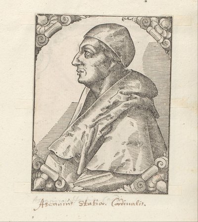 Portrett av Ascanio Sforza av Anonymous