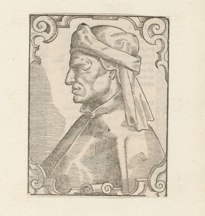 Portrett van Bartolus van Sassoferrato av Anonymous