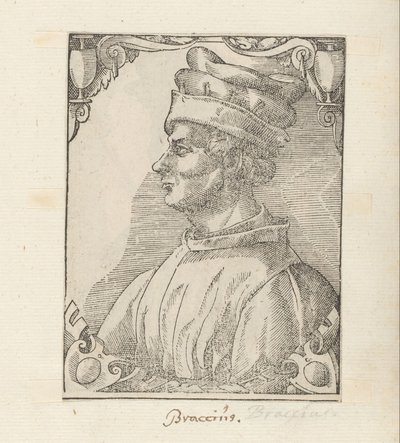 Portrett av Braccio da Montone av Anonymous
