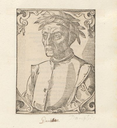 Portrett av Dante Alighieri av Anonymous