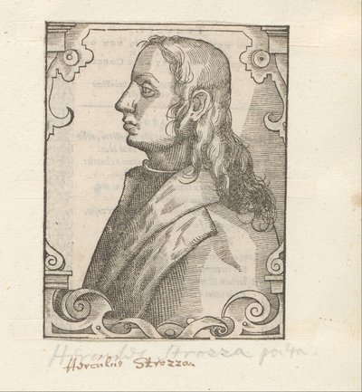 Portrett av Ercole Strozzi av Anonymous