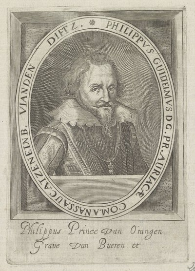 Portrett av Philip William, Prince of Orange av Anonymous