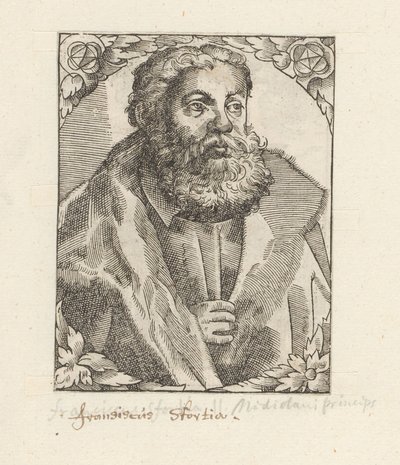Portrett av Francesco II Sforza av Anonymous