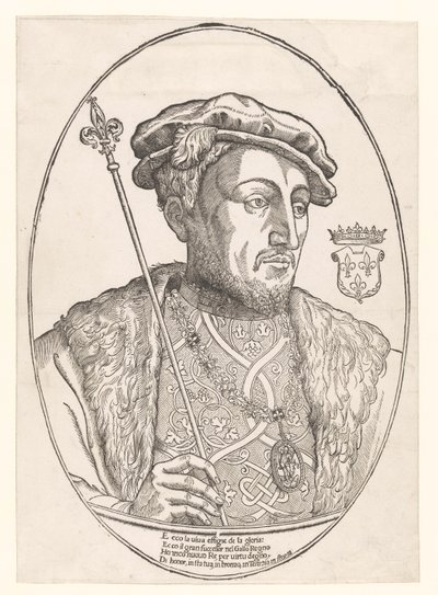 Portrett av Henrik II, konge av Frankrike av Anonymous