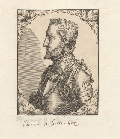 Portrett av Henrik II, konge av Frankrike av Anonymous