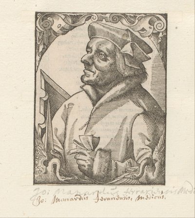 Portrett av Johannes Manardi av Anonymous
