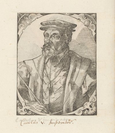 Portrett av Karel V av Habsburg av Anonymous