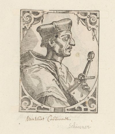 Portrett av Matthäus Schiner av Anonymous