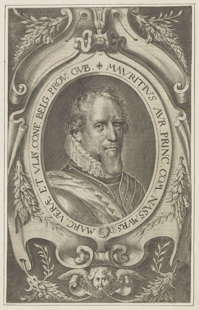 Portrett av Maurits, Prince of Orange av Anonymous