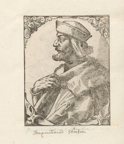 Portrett av Maximilian Sforza av Anonymous