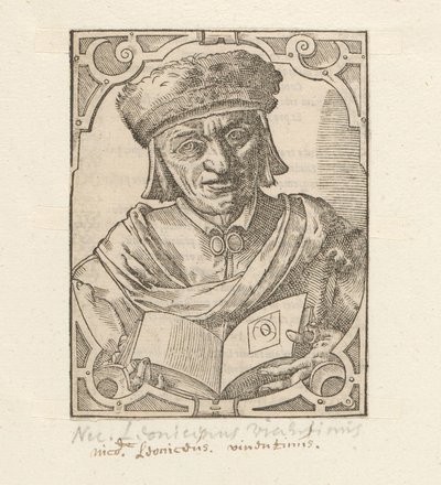 Portrett av Niccolò Leoniceno av Anonymous