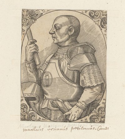 Portrett van Niccolò av Pitigliano av Anonymous