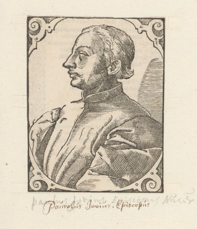 Portrett av Paolo Giovio av Anonymous