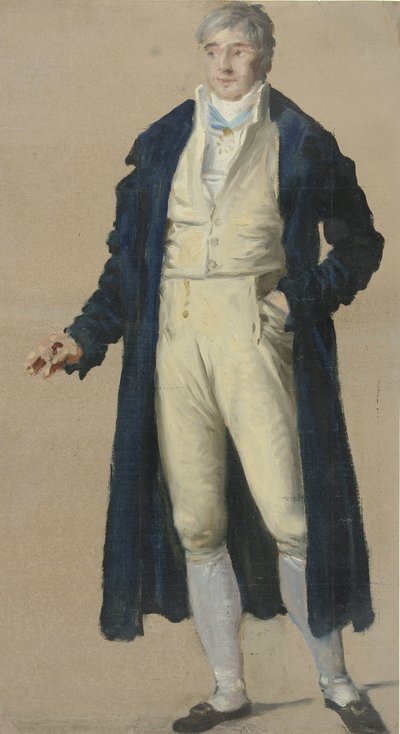 Portrett i full lengde av Comte de Tocqueville av Anonymous