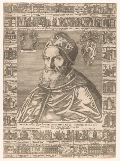 Portrett van paus Gregorius XIII av Anonymous