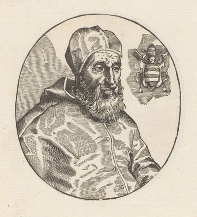Portret van paus Paulus IV av Anonymous