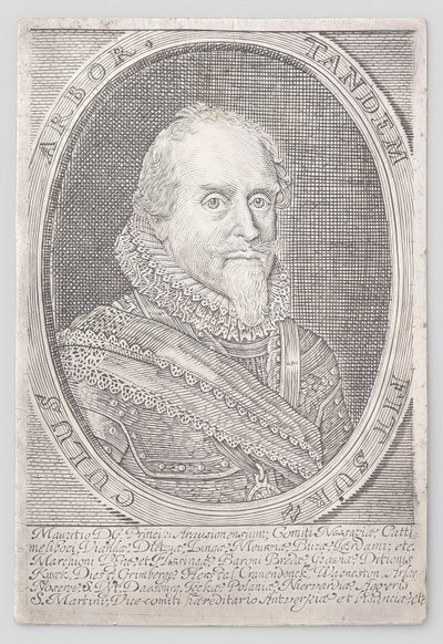 Portrett av prins Maurice av Nassau av Anonymous