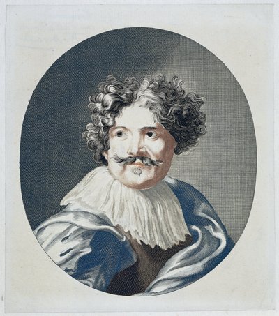 Portrett av maleren Simon de Vos av Anonymous