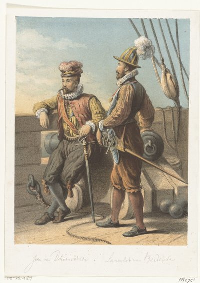 Portretter av vanntiggerne Jan van Duivenvoorde og Lancelot van Brederode, 1572 av Anonymous