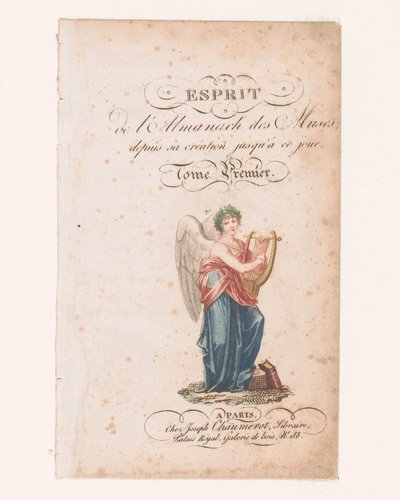 Poesi Tittelside for: René de Chazet, L