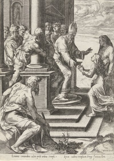 Presentasjon av Maria i tempelet av Anonymous