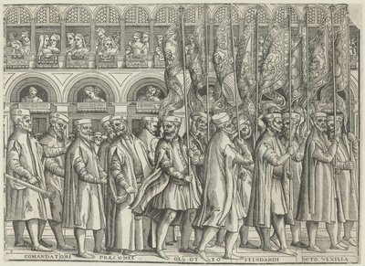 Prosesjon av dogen av Venezia (åttende del) av Anonymous