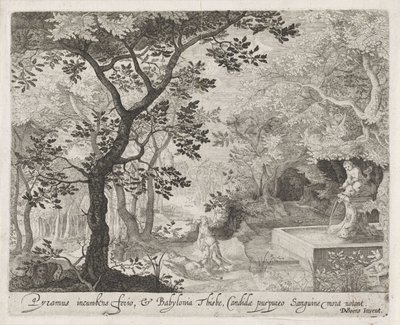 Pyramus og Thisbe Scener fra Ovids Metamorphoses (serietittel) av Anonymous
