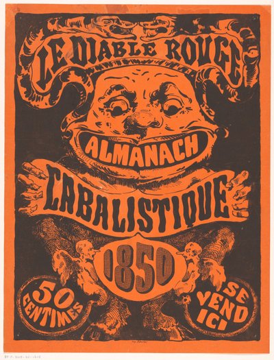 Annonseregning for Le Diable Rouge av Anonymous
