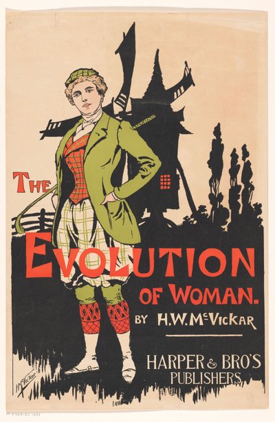 Annonse for The Evolution of Woman av Harry Whitney McVickar av Anonymous