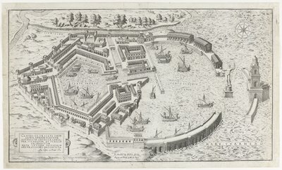 Rekonstruksjon van de antique haven van Ostia Mirror of Roman Magnificence (serietittel) av Anonymous