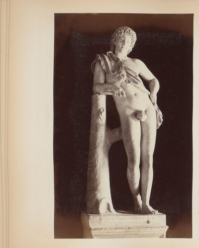 Skulptur av den hvilende satyren i Capitoline-museene i Roma, Italia av Anonymous