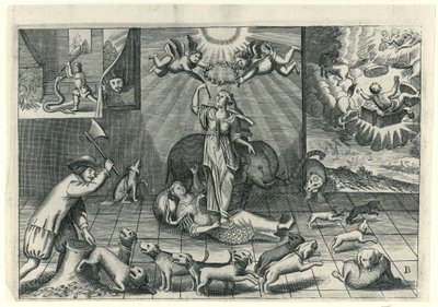 Tegneserie av engelskmennene, 1673 av Anonymous