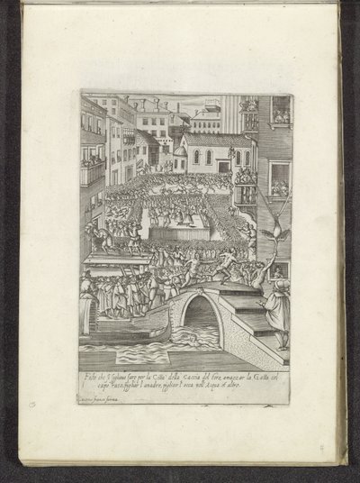 Straatfeest te Venetië Scènes uit het Venetiaanse leven (serietittel) Habiti d