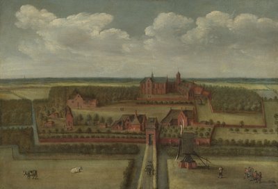 Abbey of Leeuwenhorst i Rheinland av Anonymous
