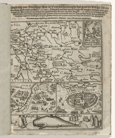Tittelsiden til heftet: Walvisch van Berckhey (...) ghestrandet er Anno 1598. den 3. februar 1599 av Anonymous