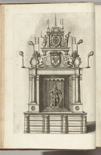 Scene med keiser Ferdinand I, 1594 av Anonymous