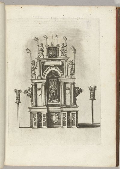 Scene med keiser Maximilian II, 1594 av Anonymous