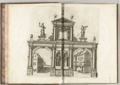 Scene med keiser Maximilian I og Maria av Burgund, 1594 av Anonymous
