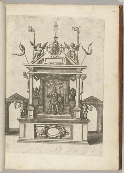 Scene med keiser Rudolf II, 1594 av Anonymous