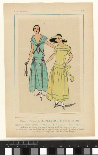 Very Parisian, 1923, nr. 2: Fabrics and Ribbons av A. PRÉVOST & Cie. fra Lyon... av Anonymous