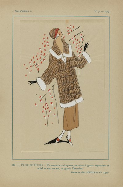 Veldig parisisk, 1923, nr. 7: 18.- BLOMSTEREGN. / Dette trekvart strøket... av Anonymous