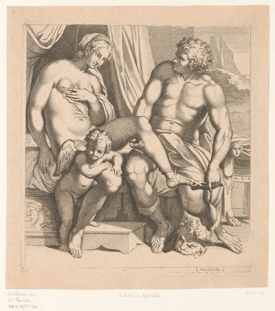 Venus i Anchises Barn i Palazzo Farnese i Roma (serietittel) av Anonymous