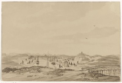 Sandgraving i sanddynene nær Haag, 1846 av Anonymous