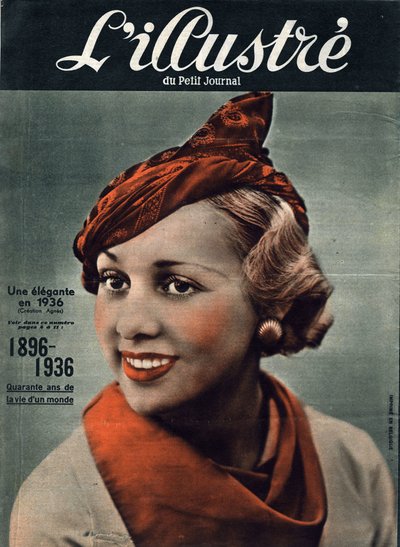 1896-1936: førti år av livet til en verden. Portrett av en elegant kvinne fra 1936. I “” L