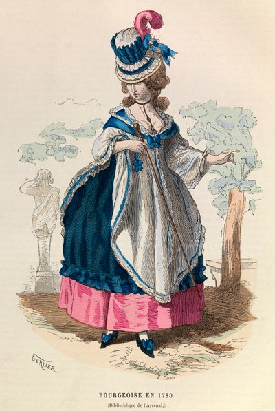 En borgerlig i 1780 - privat samling av Anonymous Anonymous