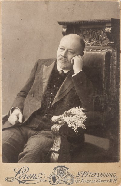 Anatoli Liadov - Portrett av komponisten Anatoly Konstantinovich Lyadov (1855-1914) - Anonym. Fotografi av Anonymous Anonymous