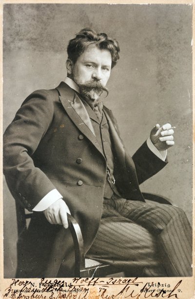 Arthur Nikisch - Portrett av dirigenten Arthur Nikisch (1855-1922) - Anonym. Fotografi av Anonymous Anonymous