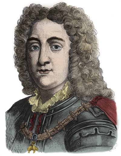 Karl VI, den hellige romerske keiser (1685-1740) - Karl av Habsburg (Karl von Habsburg) (Karl VI av det hellige rike) 1685-1740 - Gravering av Anonymous Anonymous